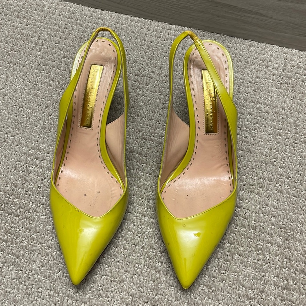 Rupert Sanderson sling back pumps